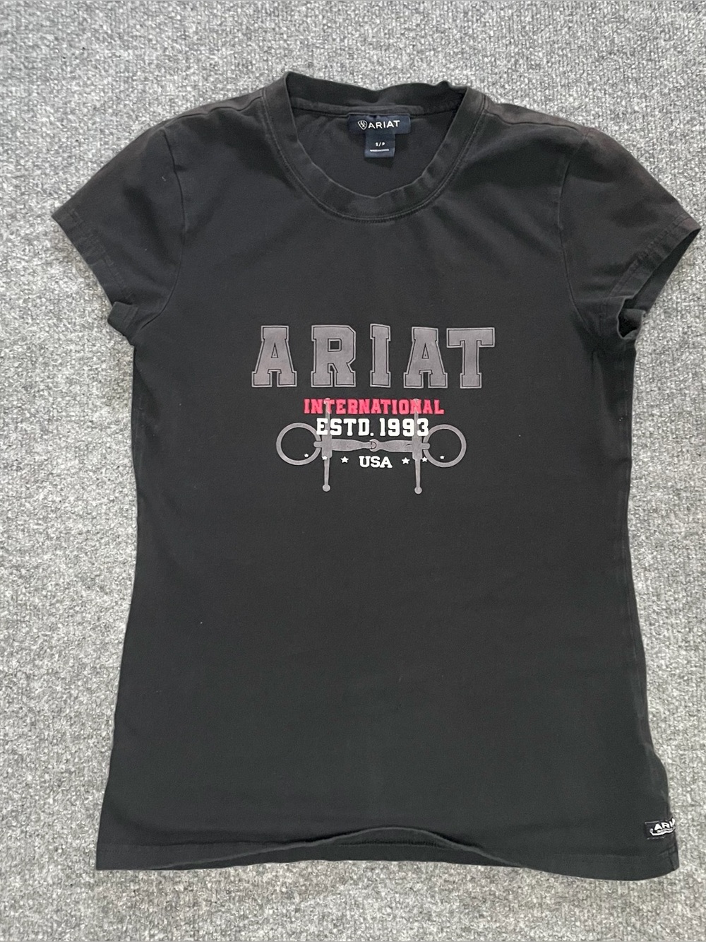 Ariat Black Short Sleeve Women’s Logo Tee
